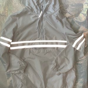 REFLECTIVE WHITE WINDBREAKER JACKET🤍